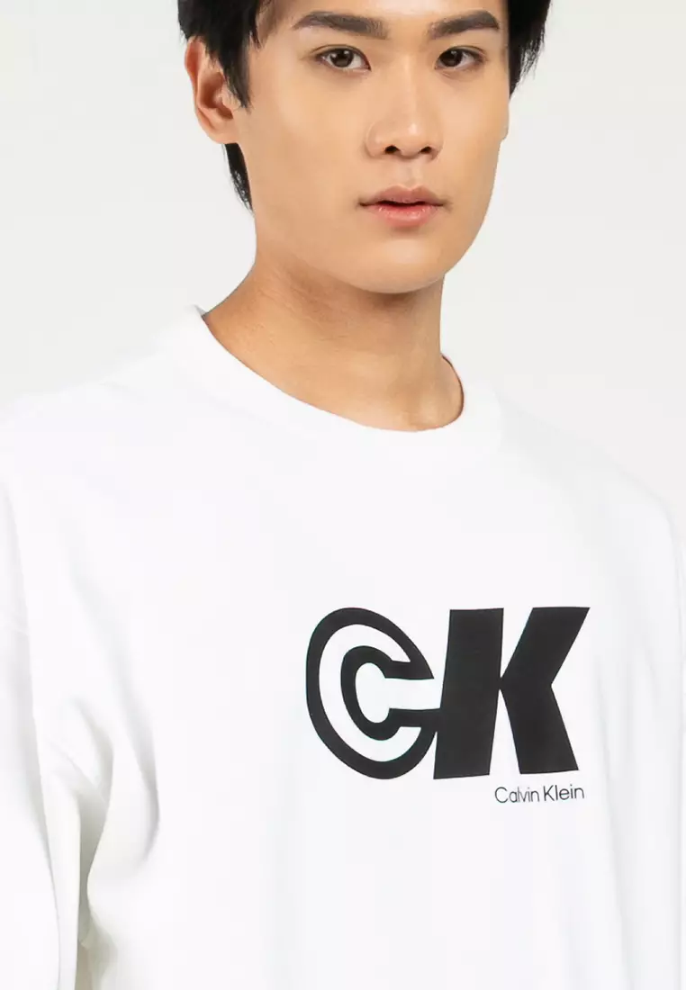 Premium Terry Sport Graphic Crewneck Sweatshirt - Calvin Klein Jeans