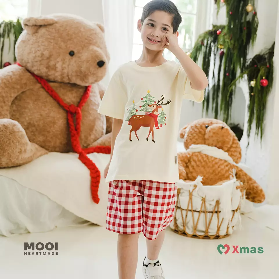 Mooi Celana Pendek Anak Laki-Laki Ezra Pants - Black