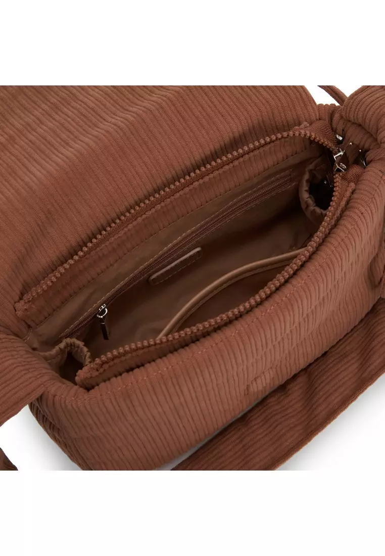 Tracey Puffy Plush Bow Crossbody