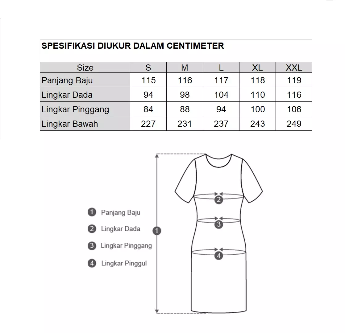 MINIMAL - Aqila - Gamis Motif Bunga Geometris - Navy Warna Navy