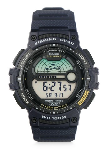 Jual Casio Casio Fishing Gear Ws 1200h 2avdf Blue Original Zalora Indonesia