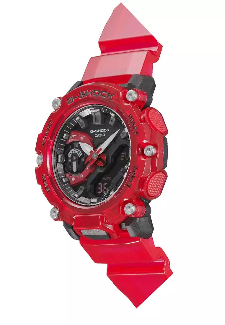 Casio G-SHOCK Jam Tangan Pria - Red Black - Resin - GA-2200SKL-4ADR