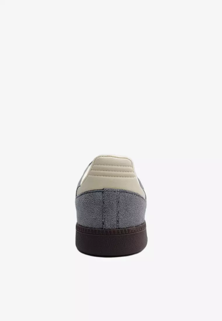 Dr Cardin The Origin: Heritage Collection Kids Laced-Up Sneaker K-RJ-100 | Denim/Faux Suede/Leather