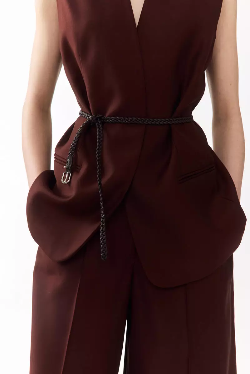 Belted waistcoat