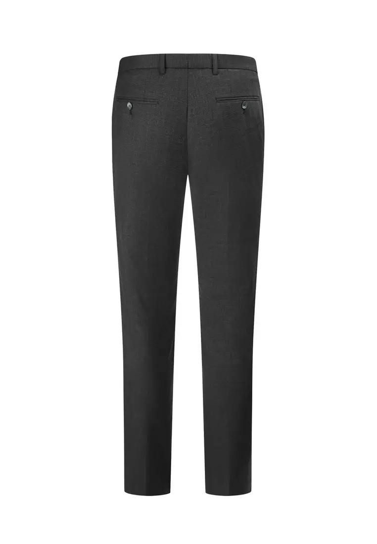 羊毛混紡套裝西裝褲