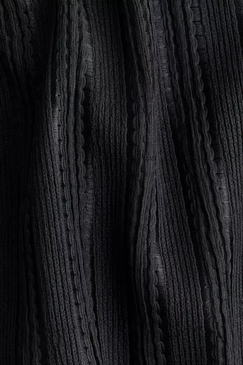 Textured jersey top