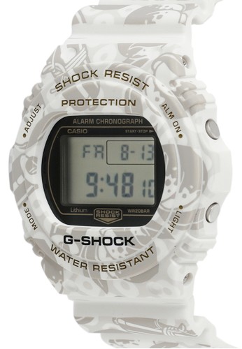 Jual G Shock G Shock Digital Dw 5700slg 7dr White Brown Original Zalora Indonesia