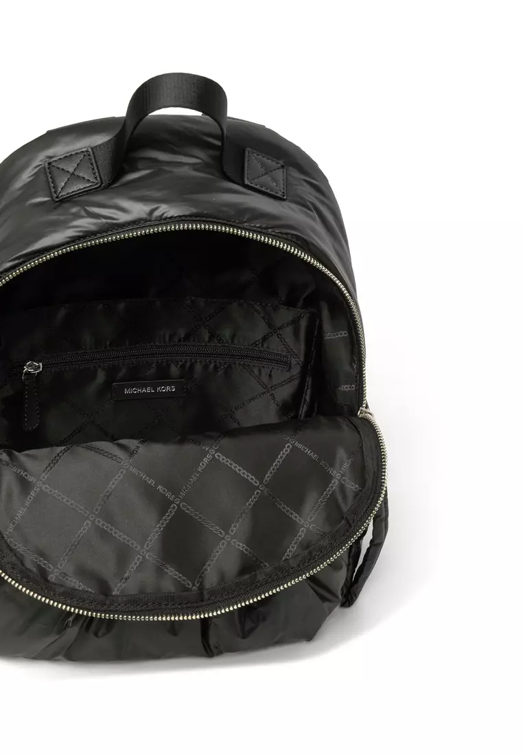 Michael kors discount black nylon backpack