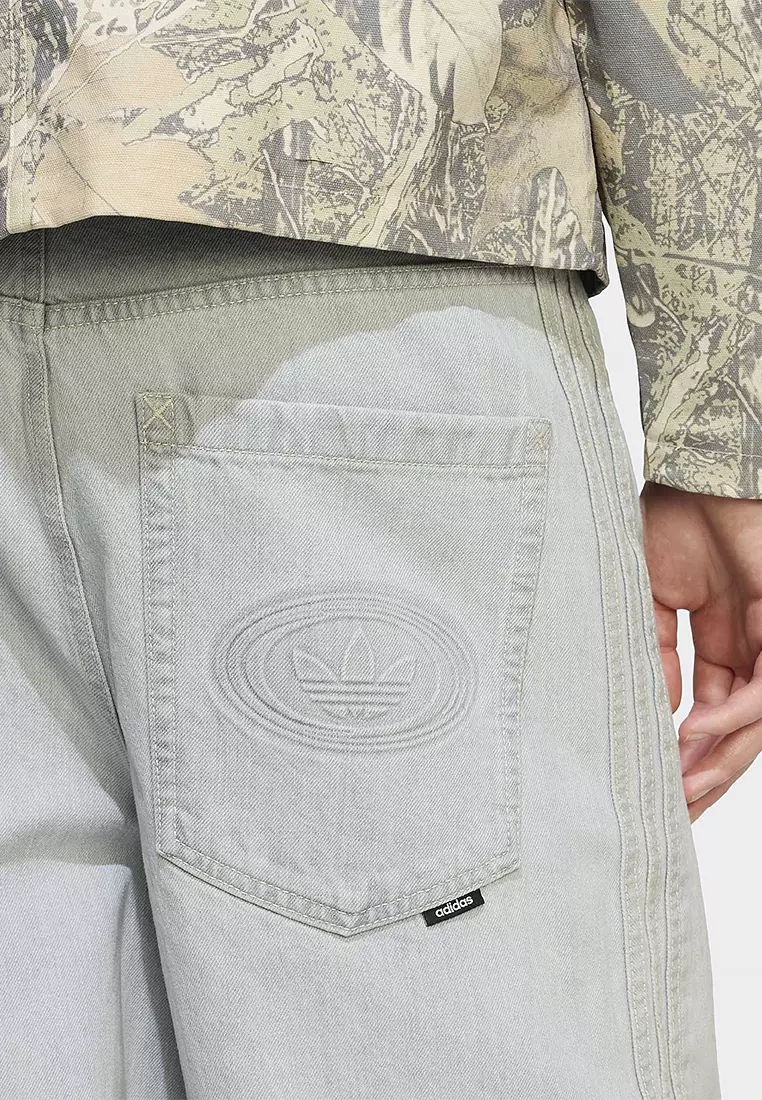 90s Alternative Sport Wide Leg Skater Jeans