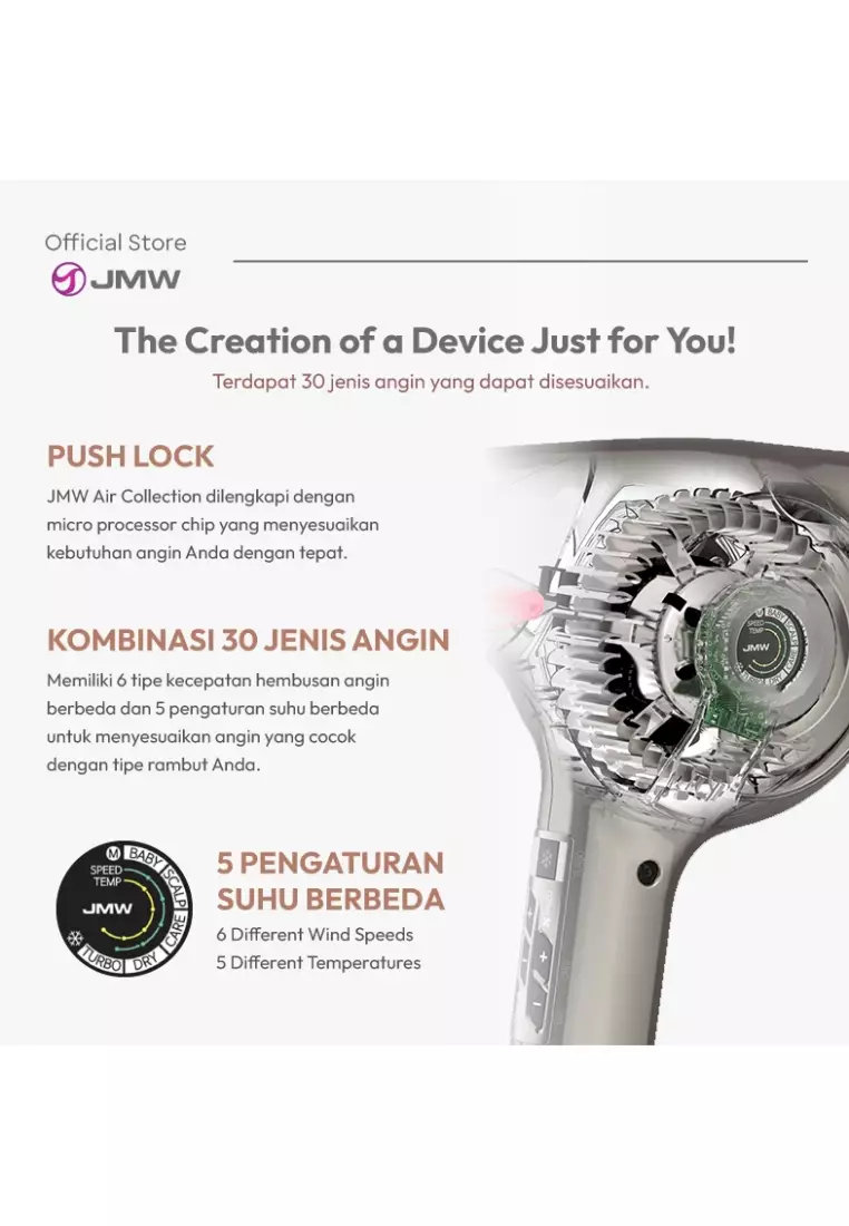 JMW Hairdryer Air Collection MS8001 / Pengering Rambut