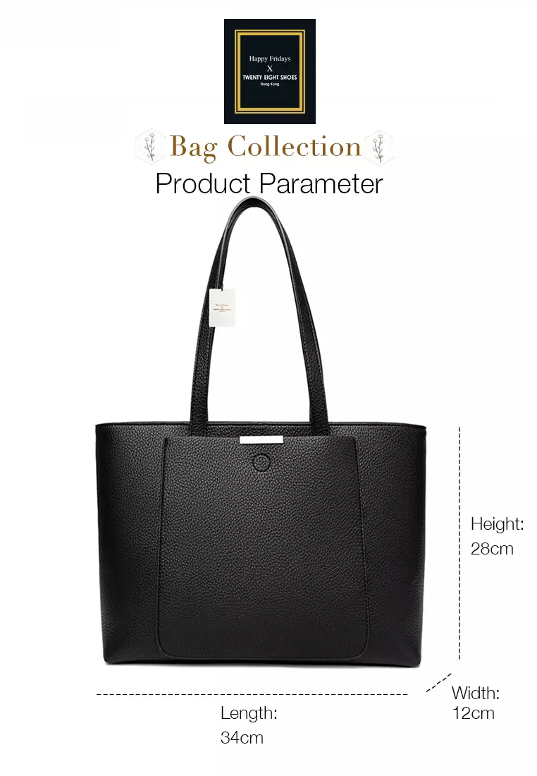 Minimalistic Chic Faux Leather Tote Bag JW HD-H6214
