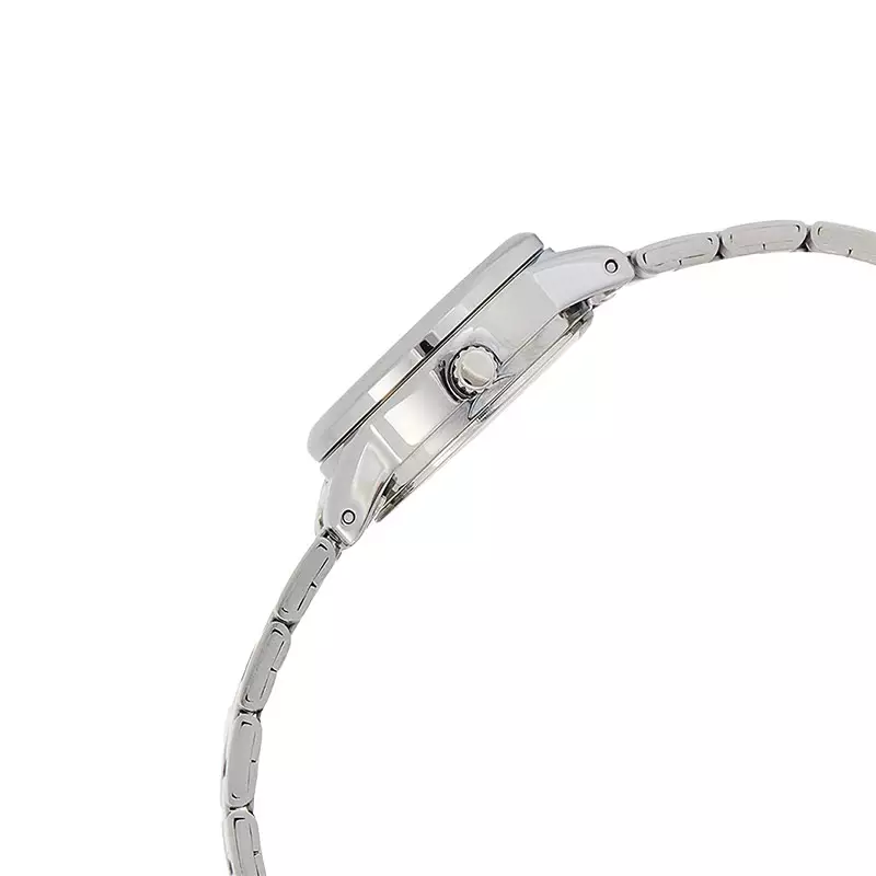 Jam Tangan Wanita Casio Standard LTP-V002D-1AUDF LTPV002 LTP-V002D Black Dial Stainless Steel Band