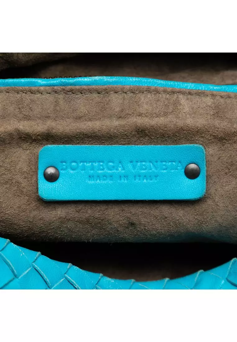 Pre-Loved Bottega Veneta Nappa Intrecciato Cube Crossbody