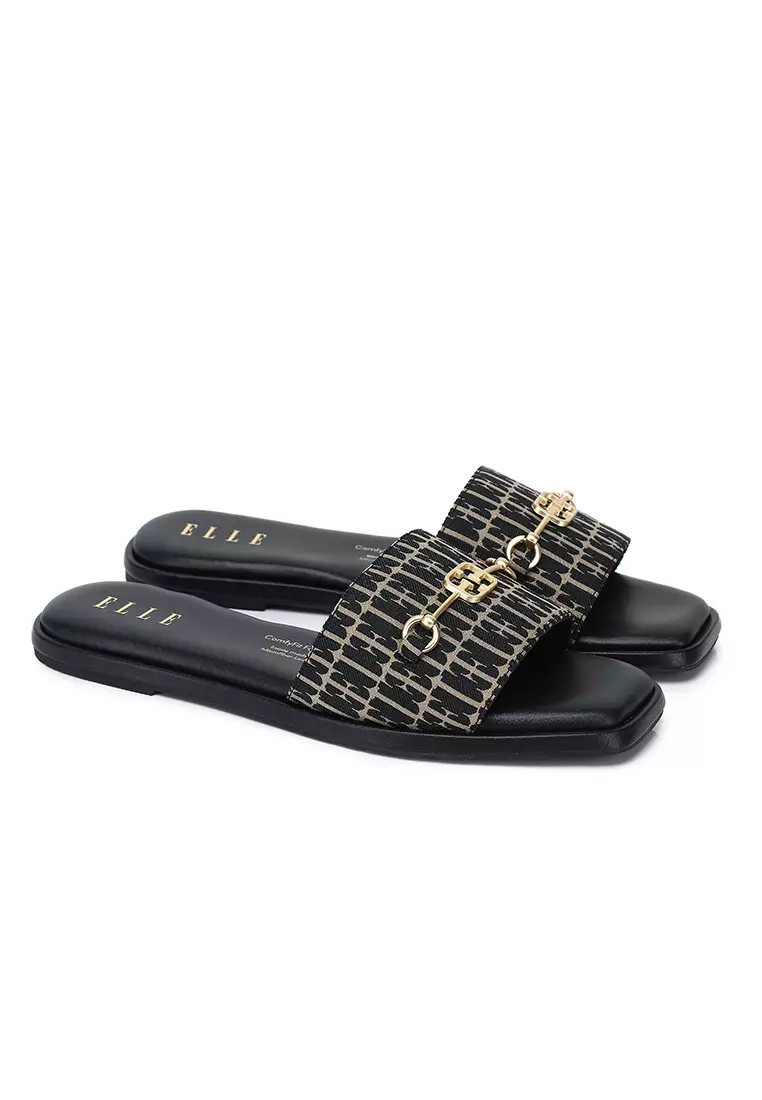 Margot Comfy Fit Footbed Microfiber Leather Sandals