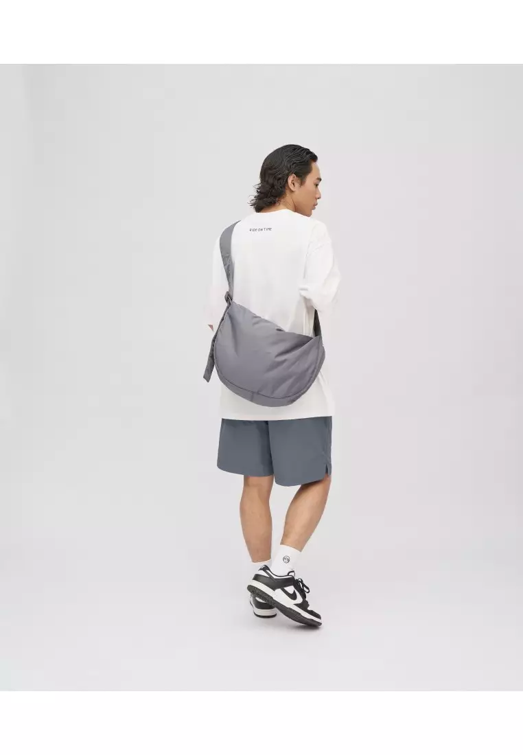 Plain-Me Cloud Bag-Grey (M)  Polyester 100%