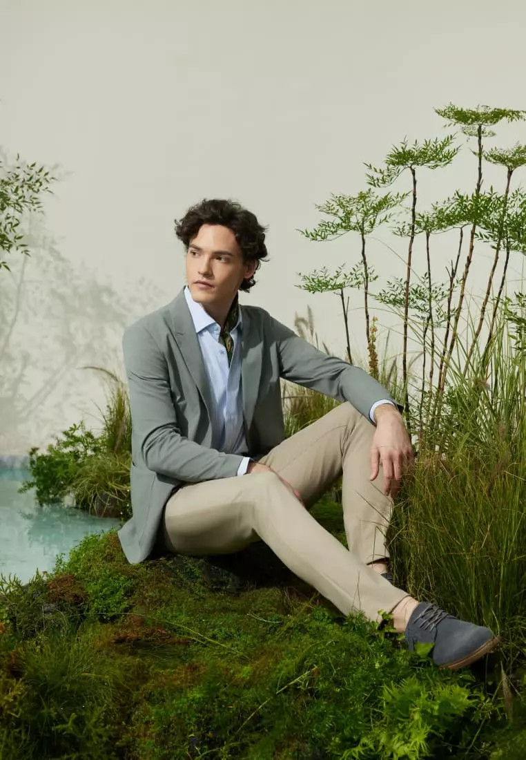 G2000 Seersucker Relax Fit Casual Blazer