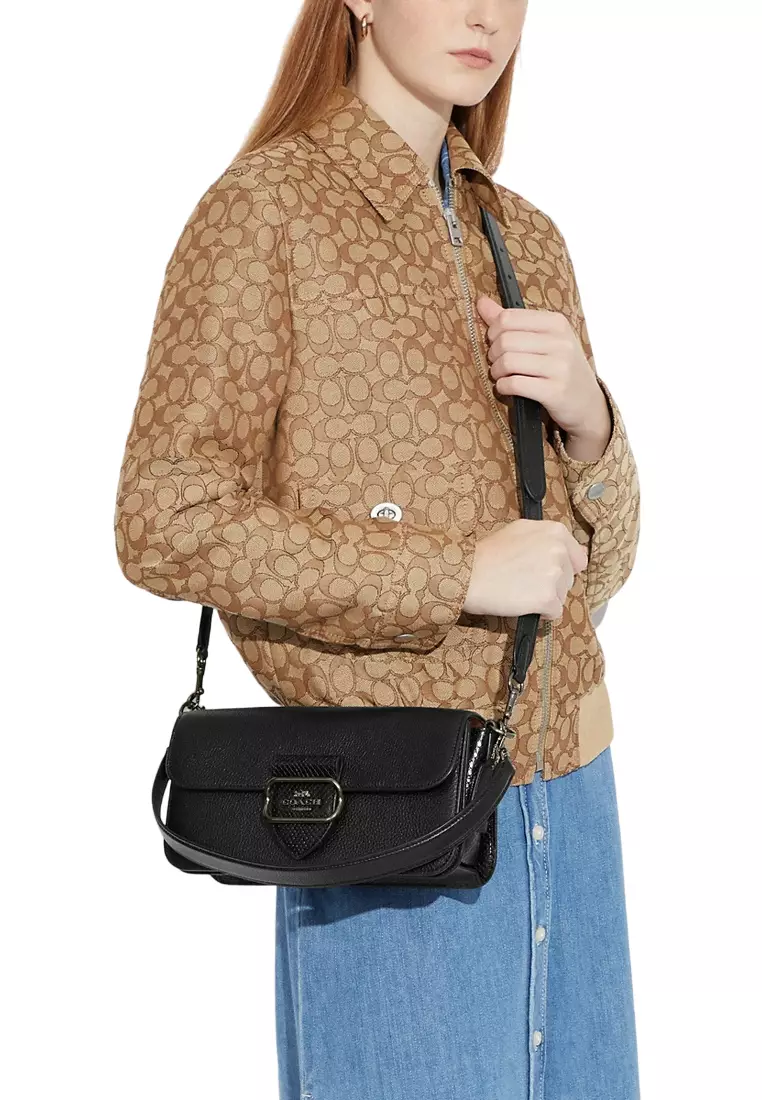 Morgan Shoulder Bag - Gunmetal Black