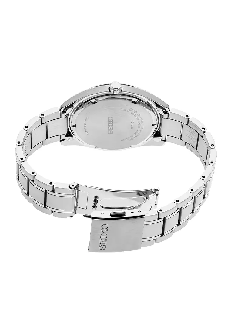 Jam Tangan Pria Seiko Classic SUR307P1 Discover More Silver Dial - Stainless Steel