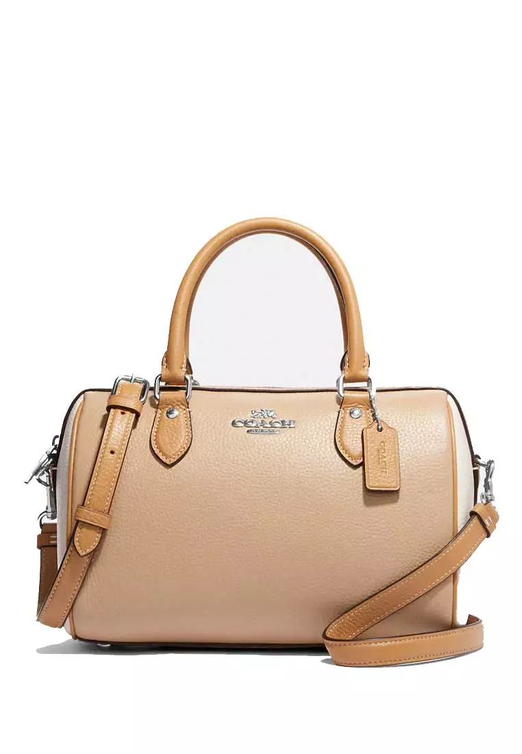 Coach rowan satchel colorblock outlet