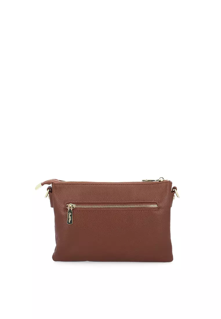 Metropolitan Small Sling Bag - Dark Brown