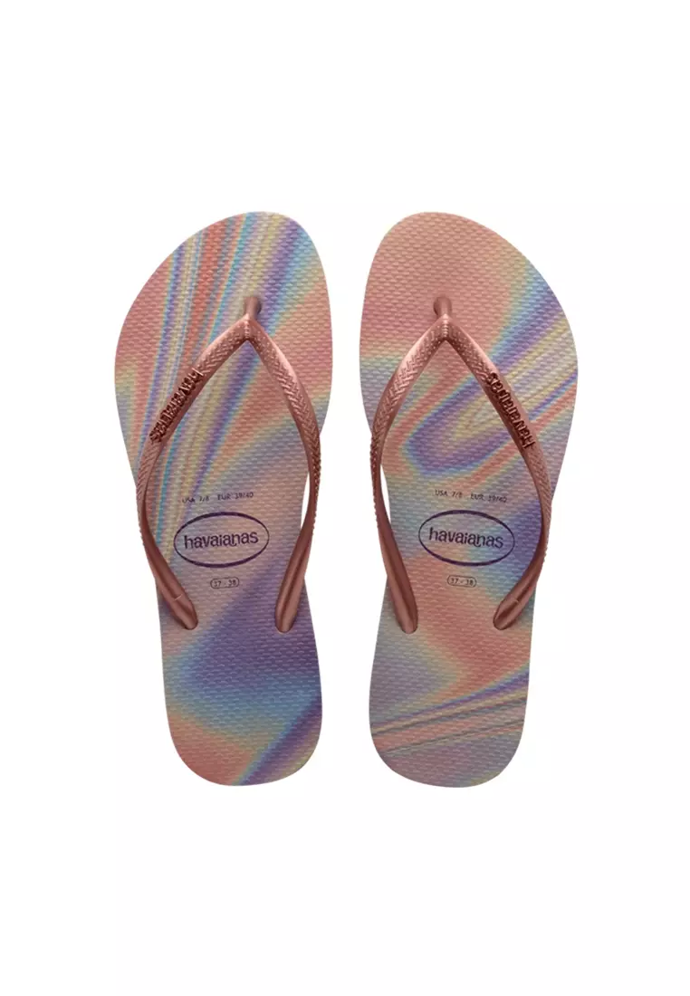 Iridescent 2025 flip flops