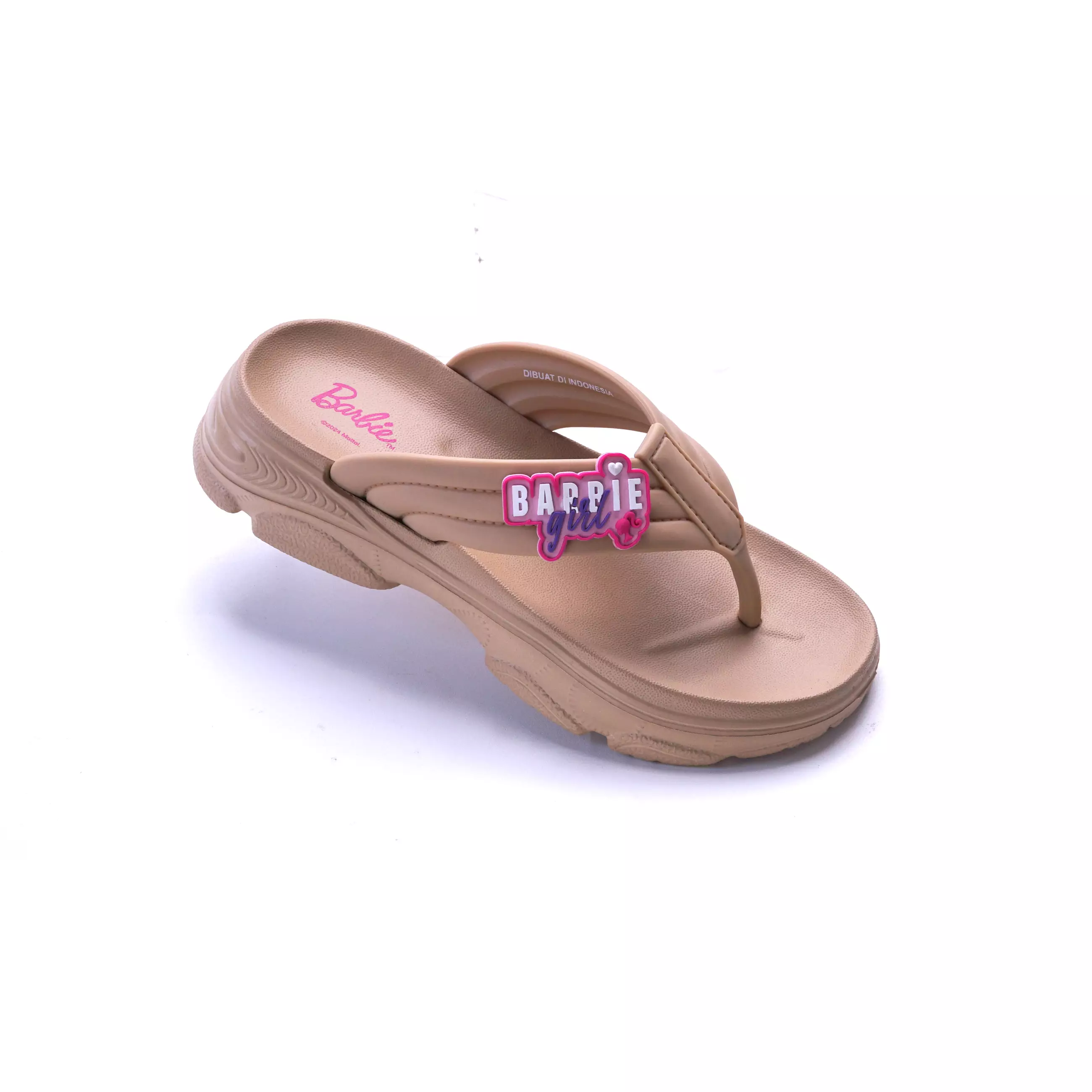 BARBIE - SANDAL WANITA TANGGUNG CH410024WT jepit wedges anak full karet