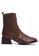 Twenty Eight Shoes brown Socking Leather Ankle Boots YLT306-1 5BDFCSH3FD9455GS_1