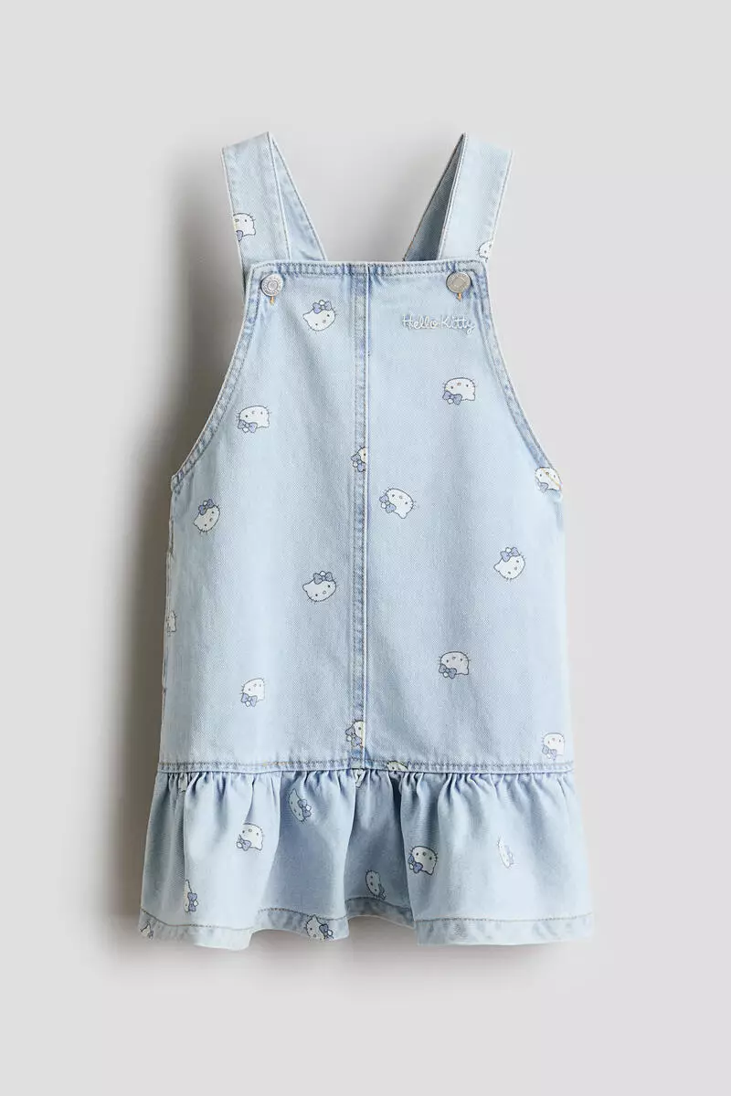 Buy H&M Printed dungaree dress Online