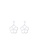 ZITIQUE gold Women's Diamond Embedded Geometric Shape Earrings - Silver 98804AC8A29404GS_1