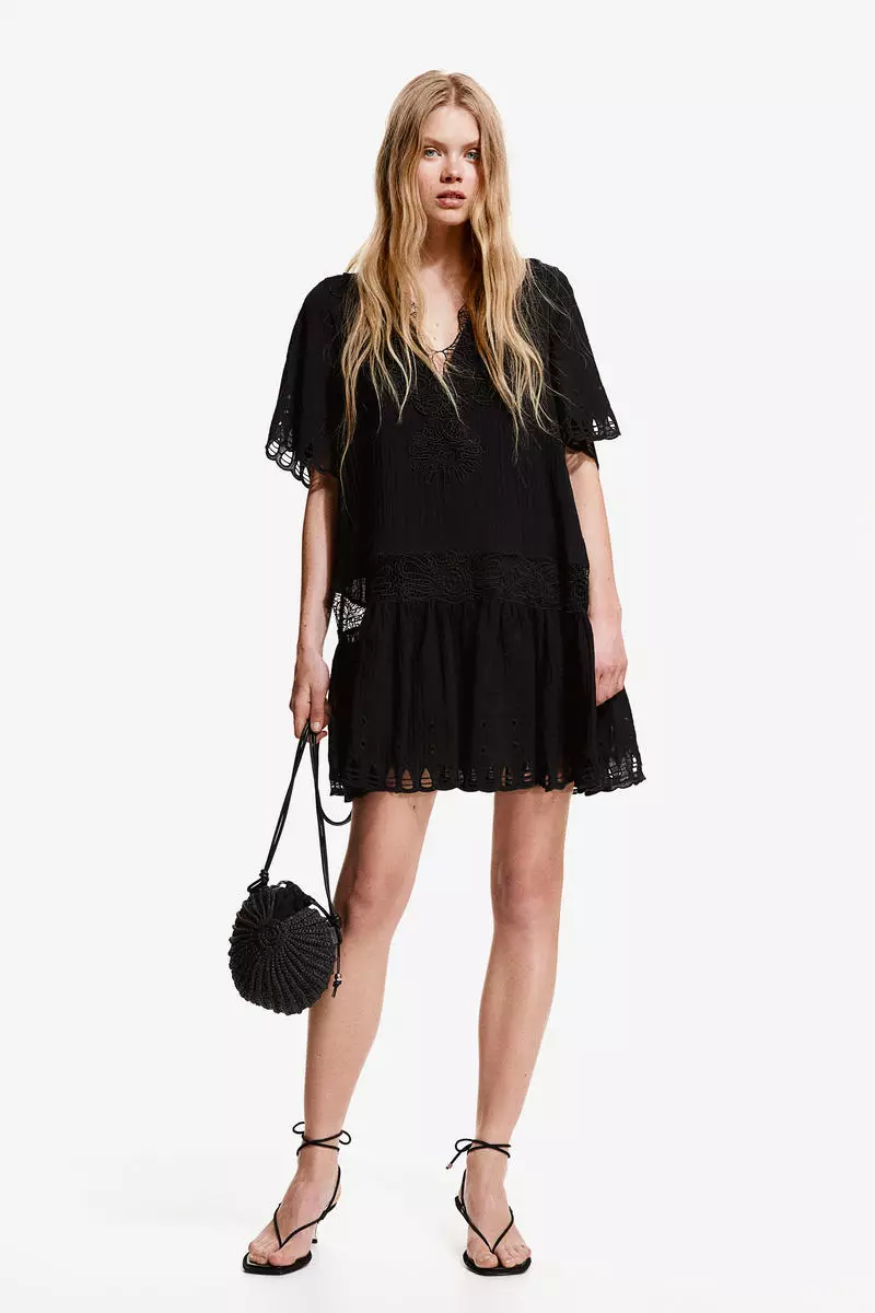 Buy H&M Embroidered dress Online ZALORA Malaysia