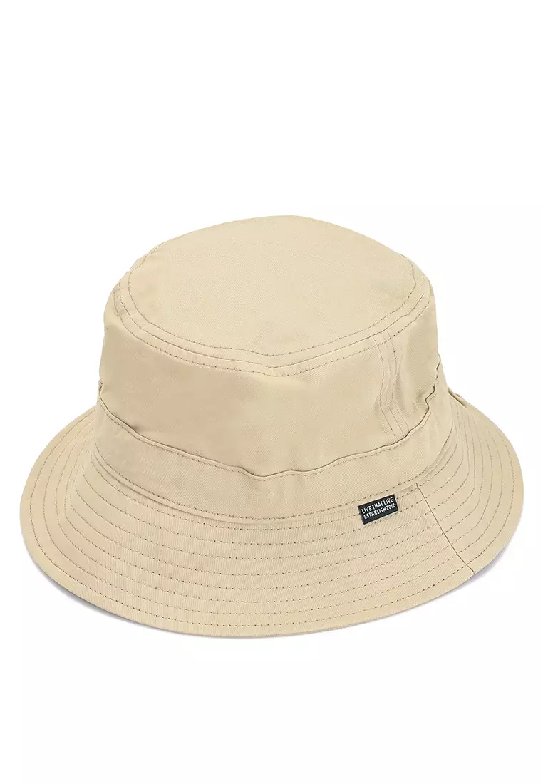 Contrast Stitch Basic Outdoor Fisherman Hat