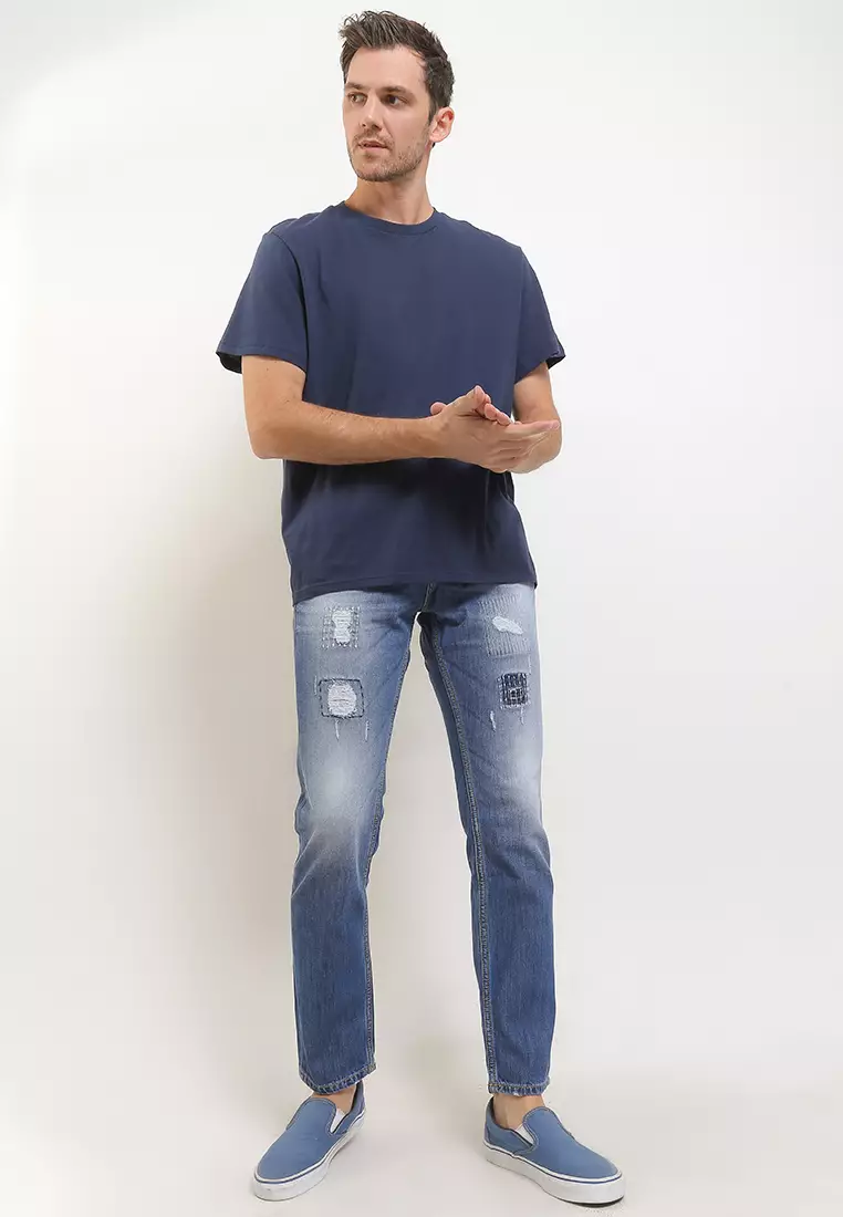 Slim Fit Denim Pants CFL065DX