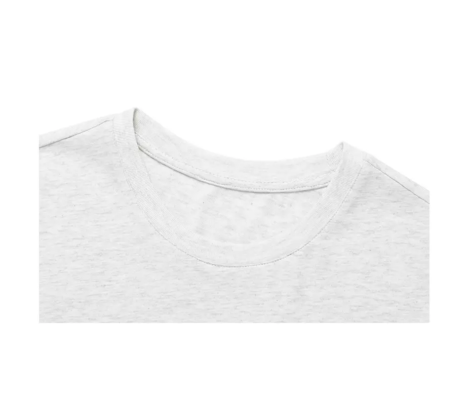 Maison De Rola Embroidery T-Shirt Melange Gray