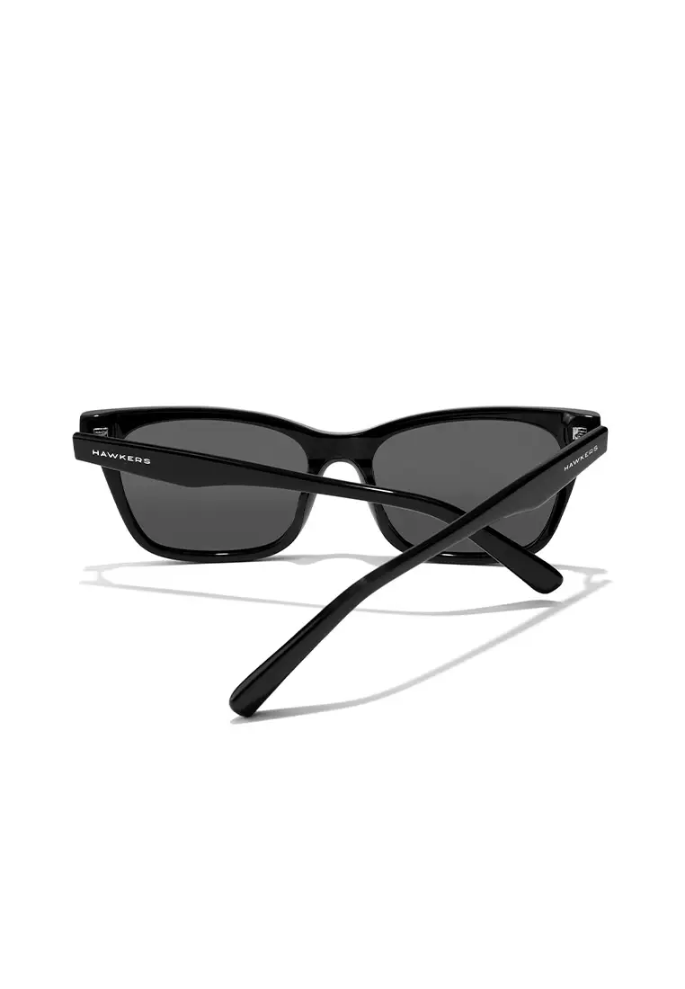 HAWKERS POLARIZED Black Dark MAZE Sunglasses for Men and Women, Unisex. UV400 Protection. Official Product designed in Spain