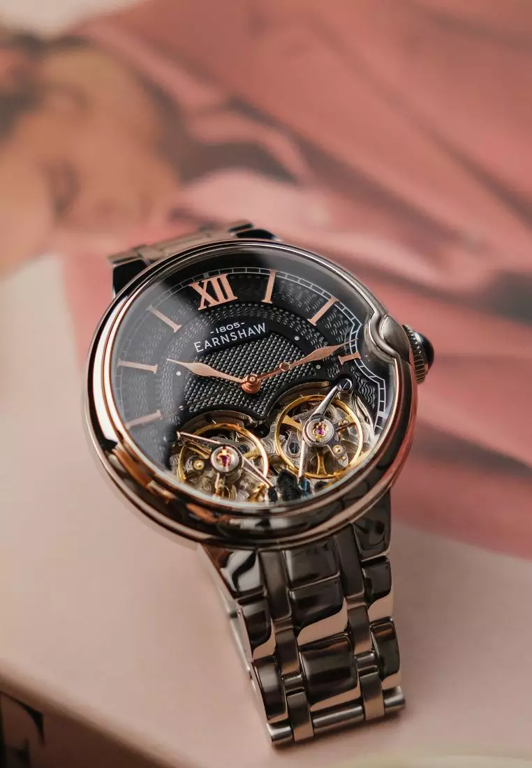 Thomas Earnshaw Thomas Earnshaw Men s 42mm Barallier Dual