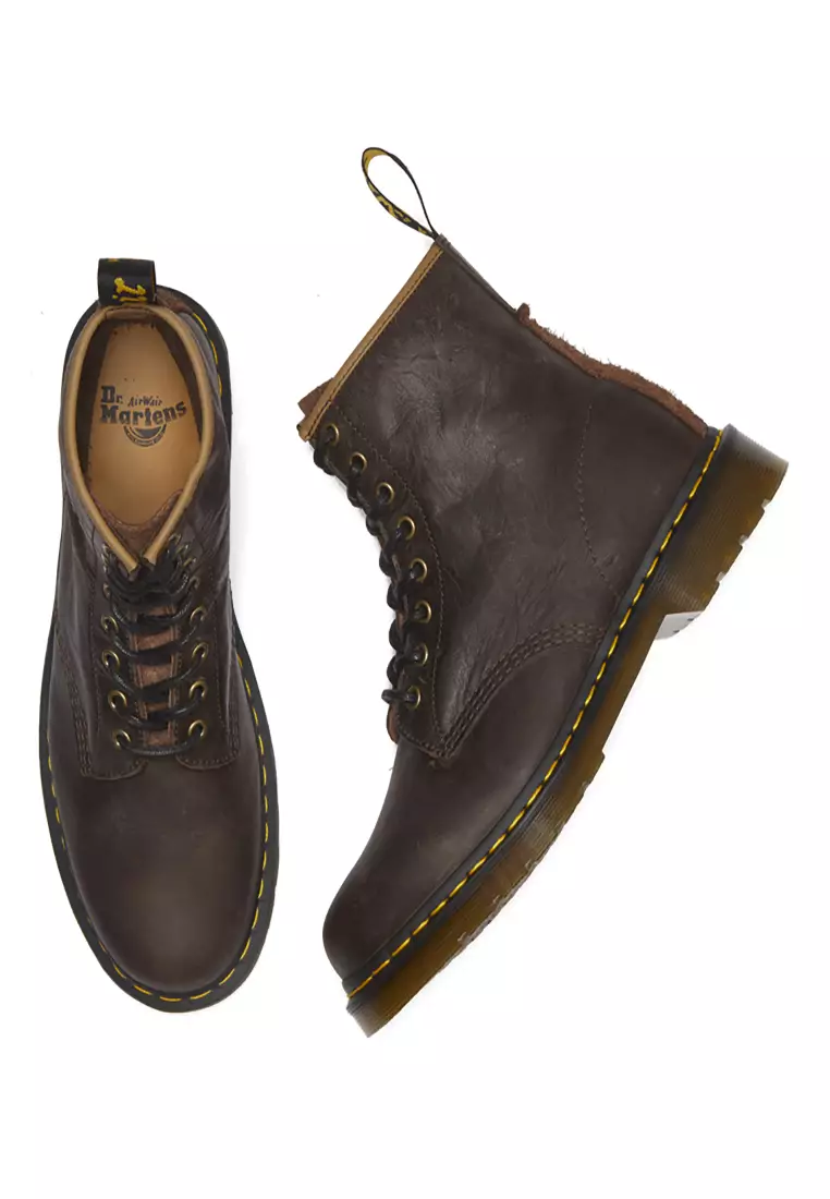 Buy Martens 1460 Antique Pull Up Lace Up Boots Brown Men