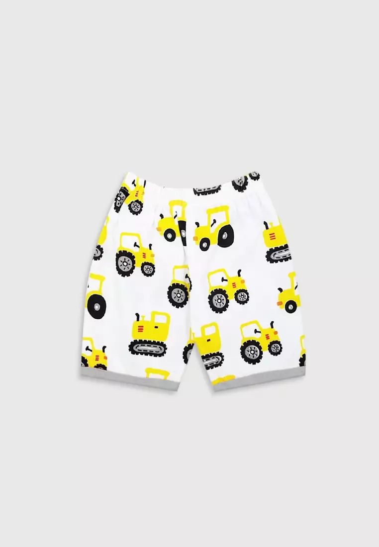 Wakakids Setelan Bayi Anak Singlet Tractor 3728 Abu