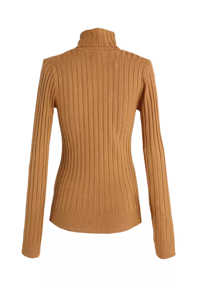 Buy London Rag Turtleneck Sweater Top in Camel Online ZALORA