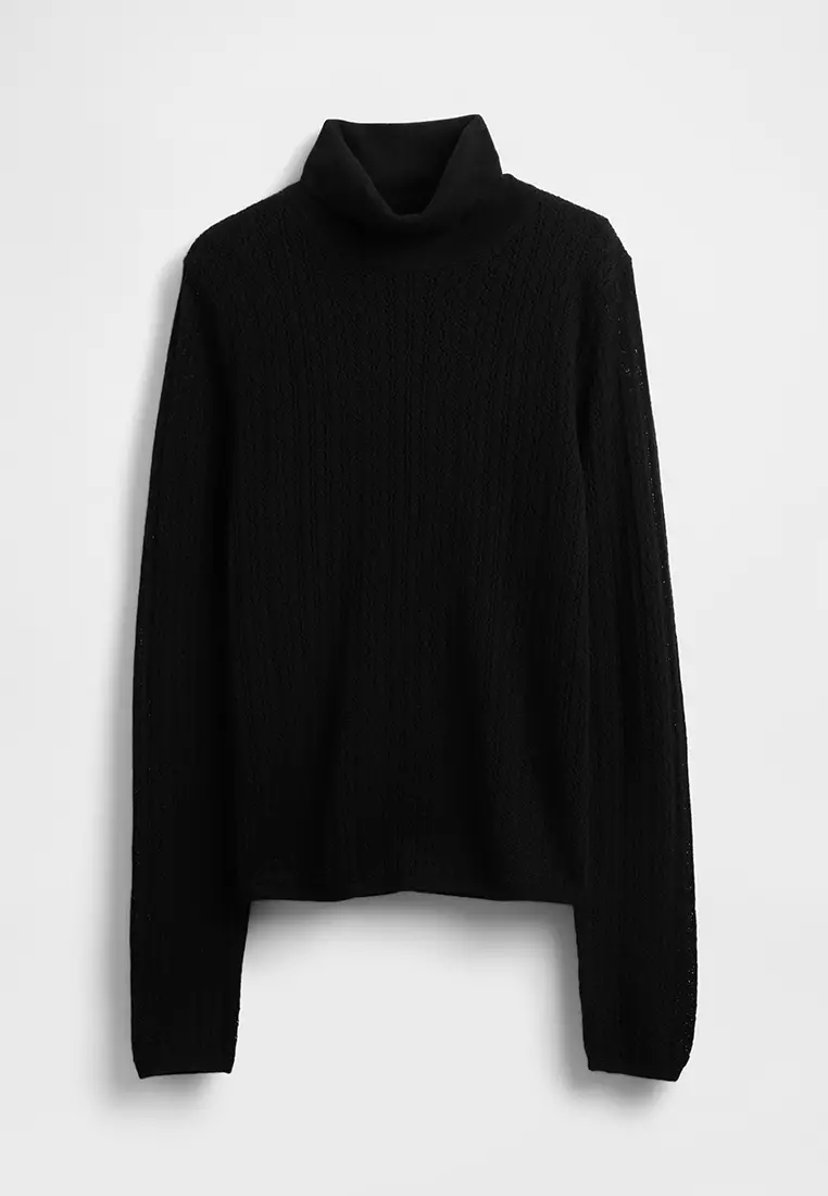 Buy GAP Brooklyn Pointelle Turtleneck Top Online | ZALORA Malaysia