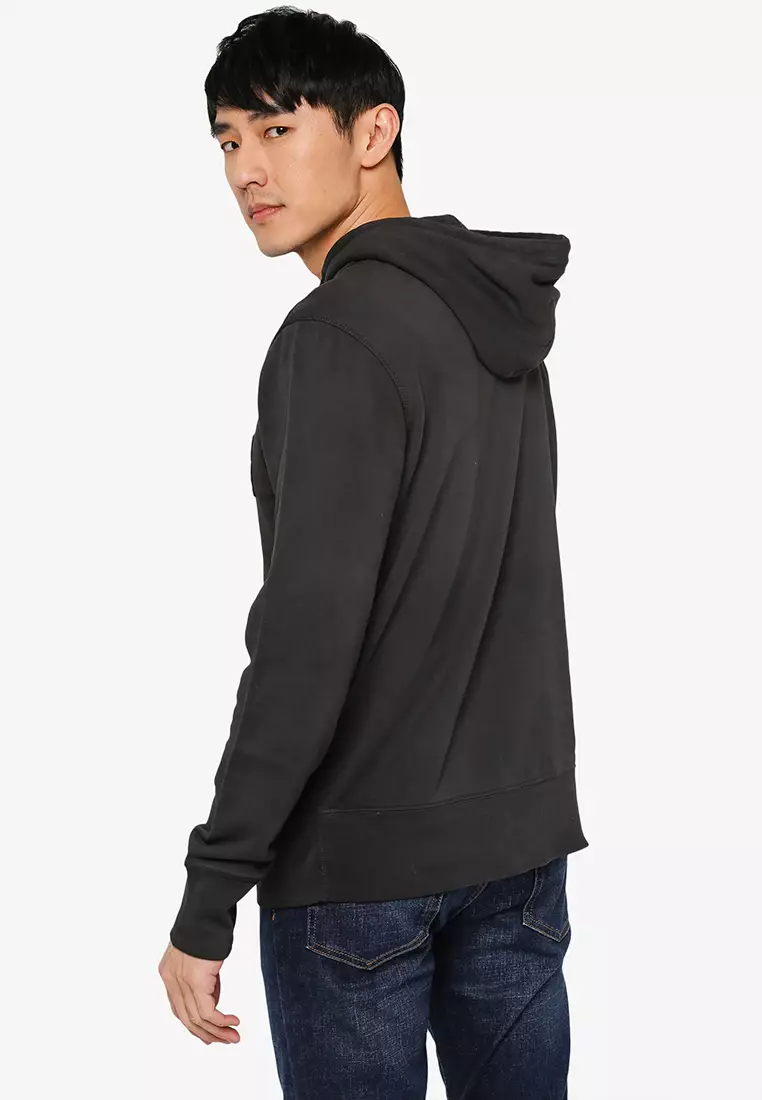 Harley-Davidson Men's Felt Lettering Pullover Hoodie