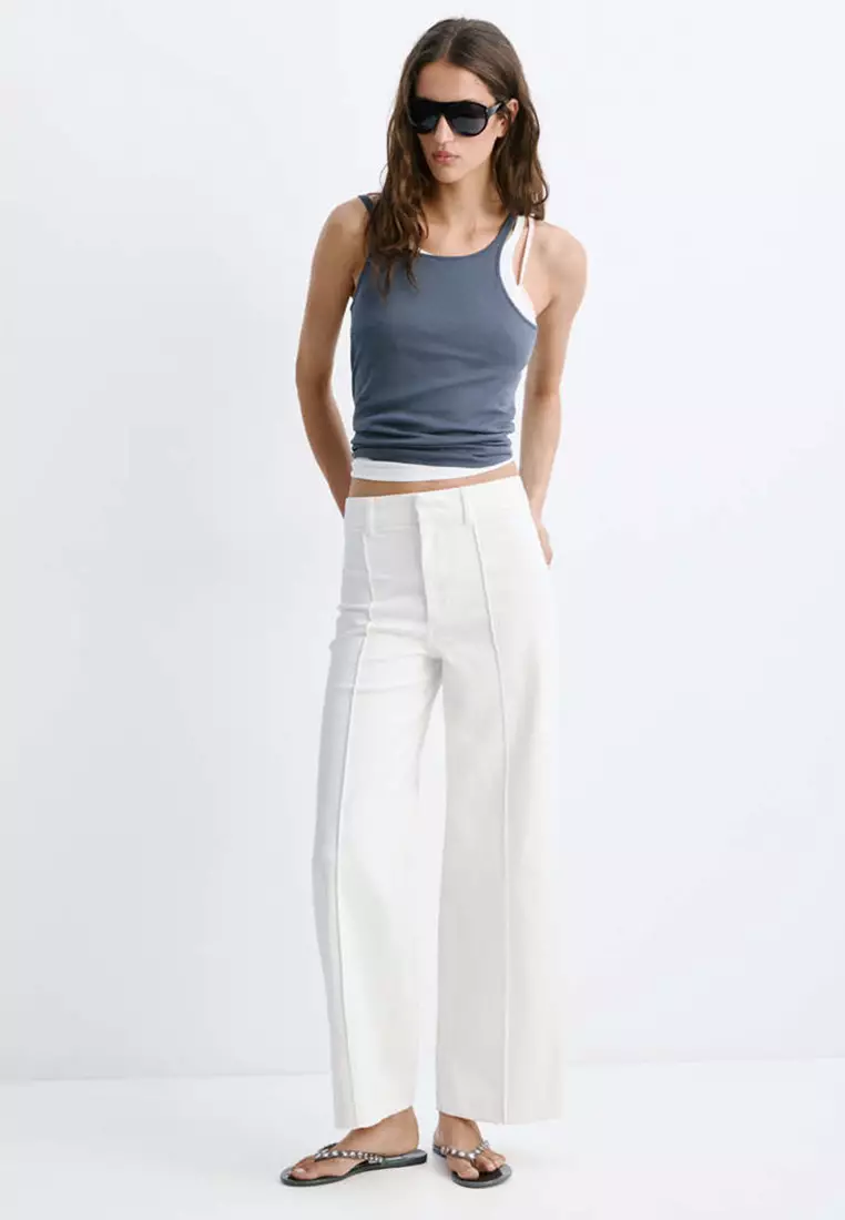 High-Waisted Wide Leg Jeans