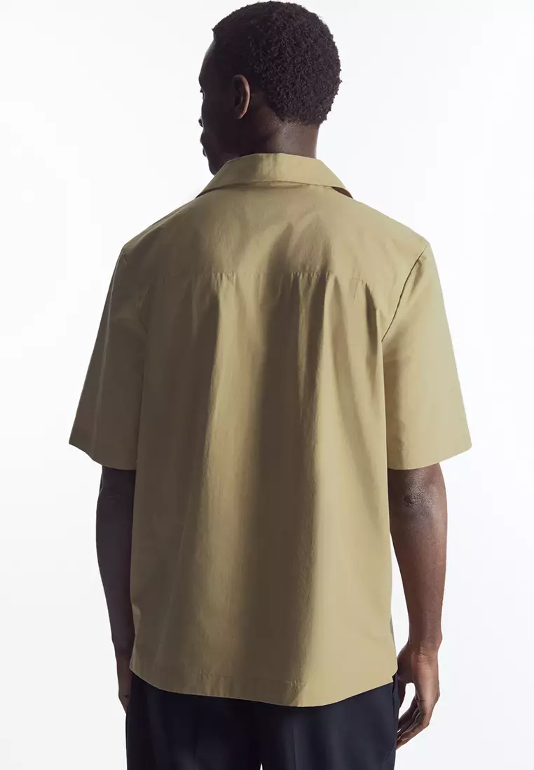 Textured Short-Sleeved Shirt