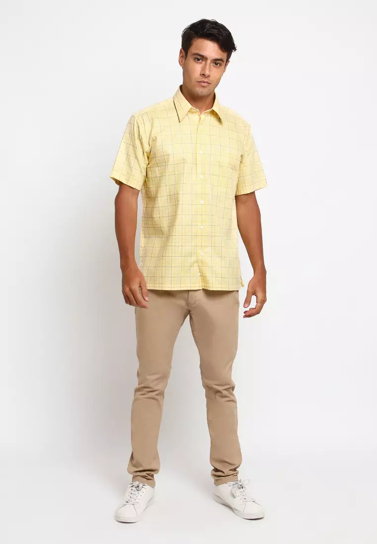 Byford Short Sleeve Kotak-kotak