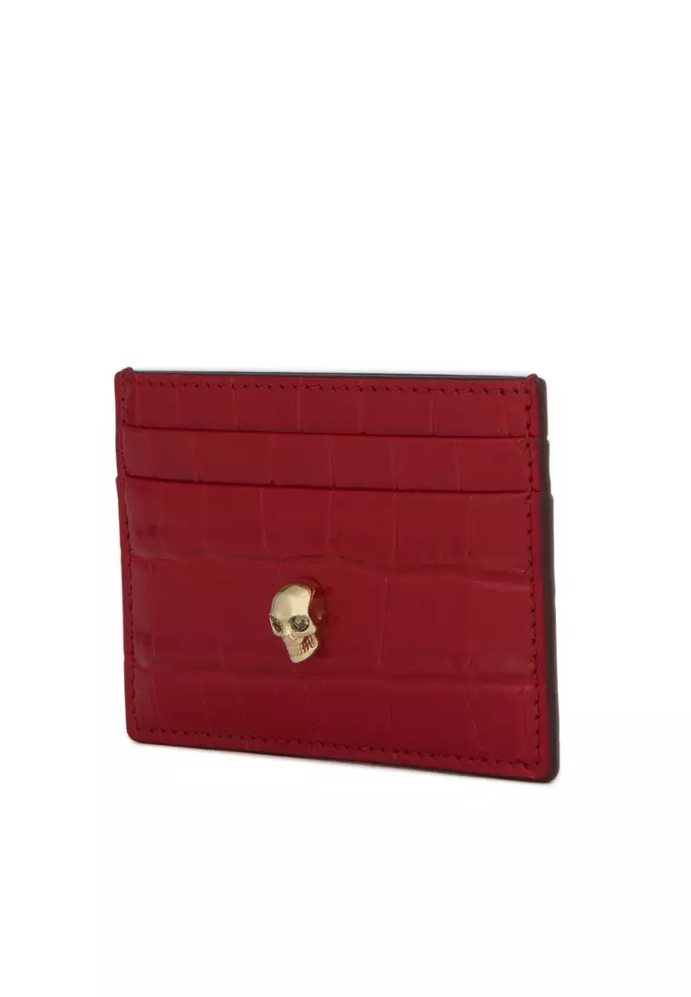 Alexander mcqueen hotsell skull cardholder