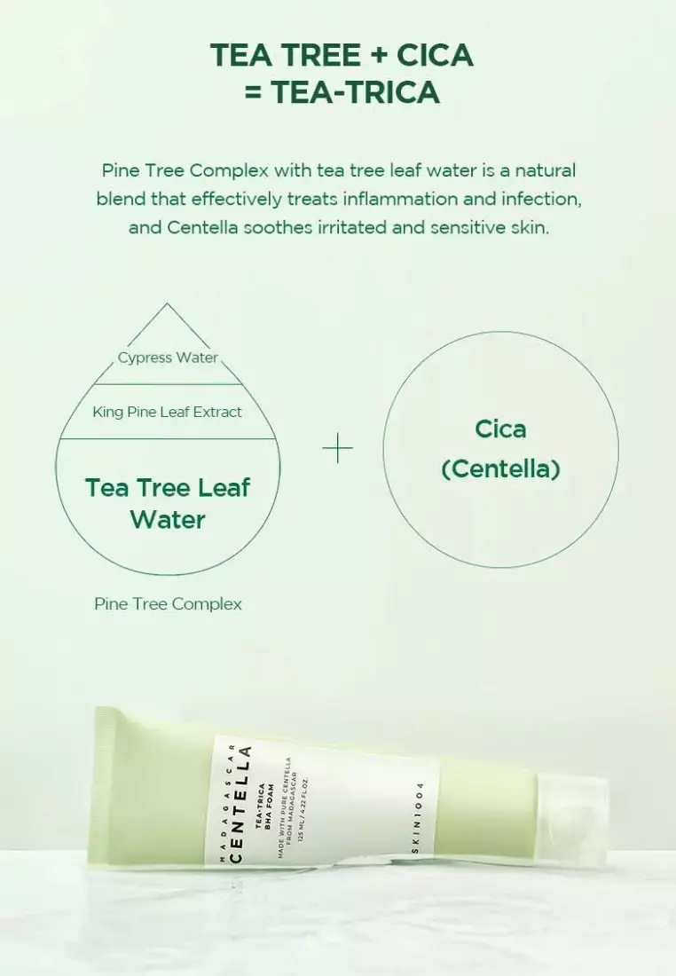 SKIN1004 Madagascar Centella Tea-Trica BHA Foam 