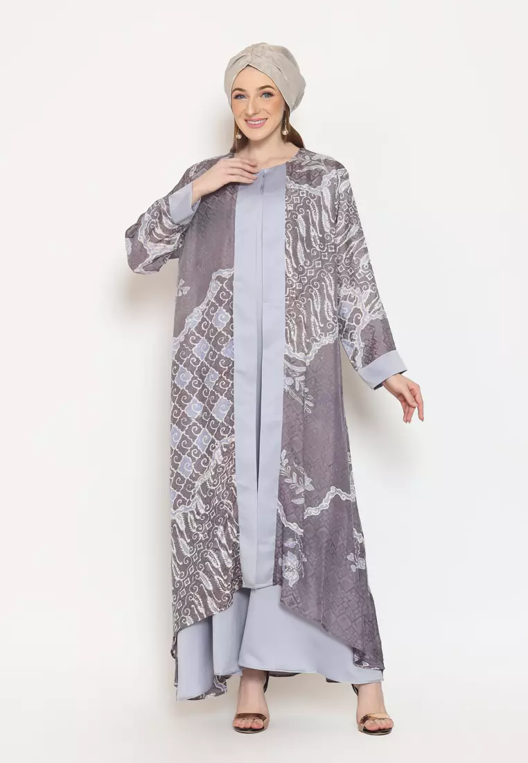 Rinjanie Batik - Edisi Lebaran - Gamis Ramadhani - Gamis Wanita Modern - Baju Raya