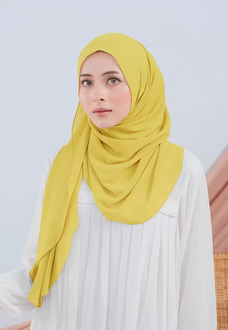 HIJAB INSTAN SABIYA - LIGHT MUSTARD
