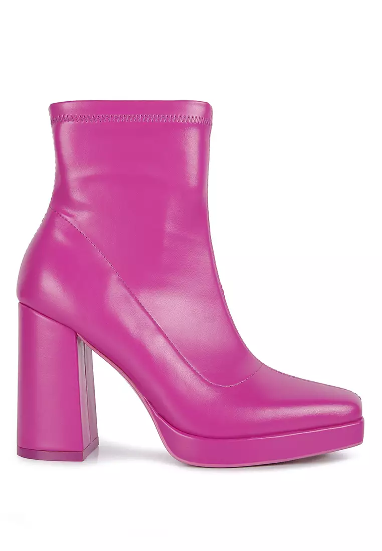 Fuchsia pink boots hotsell
