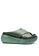 Twenty Eight Shoes green Platform Leather Casual Slipper QB183-28 38ABASHCF55AB0GS_1
