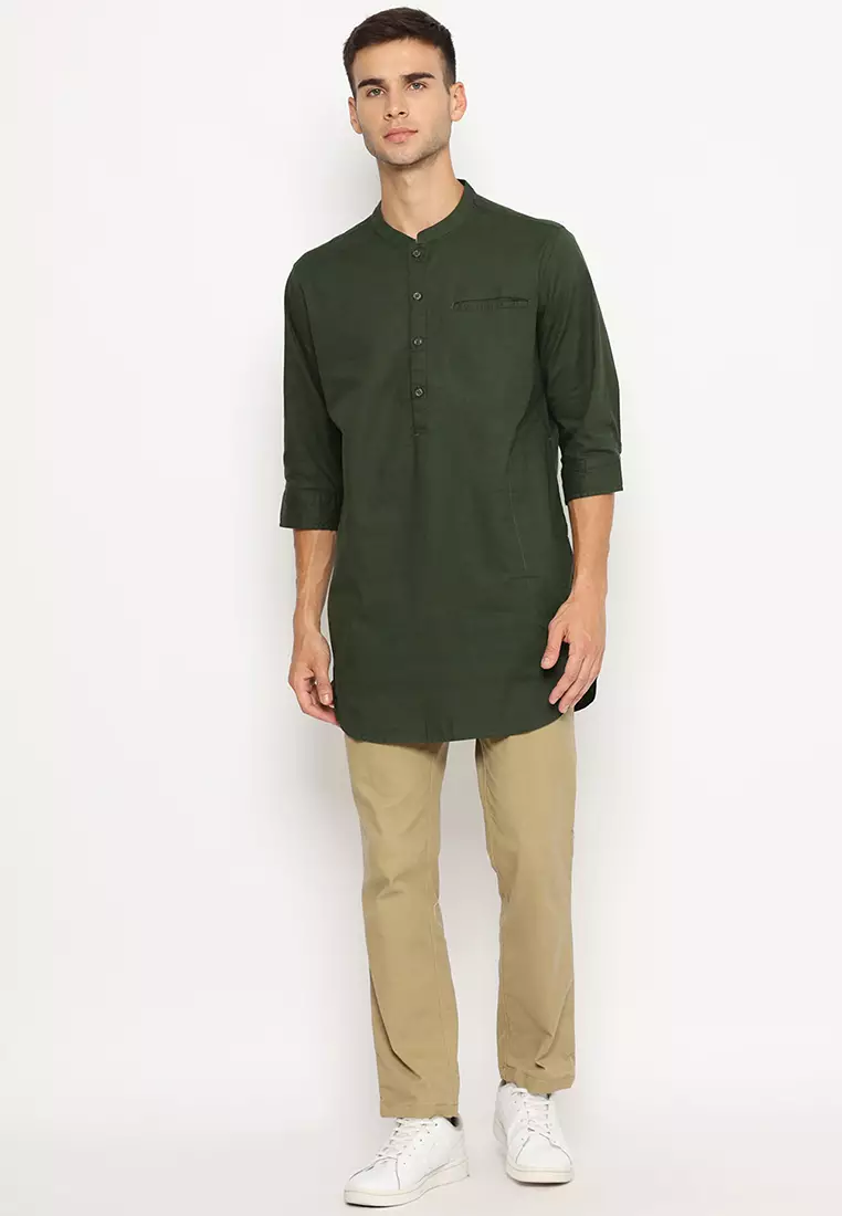 Kemeja Koko 3/4 Sleeve Kurta